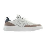 Armani Exchange Klassiska Tennissneakers White, Herr