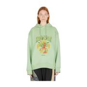 Ahluwalia Quadri Hooded Sweatshirt Green, Dam