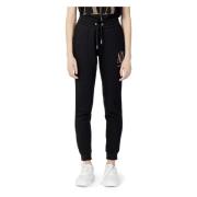 Armani Exchange Edgy Logo Studs Sports Pants Black, Dam