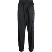 Givenchy Svarta broderade-logga track pants Black, Herr