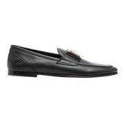 Dolce & Gabbana Läder Logo Loafers Black, Herr