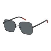 Tommy Hilfiger Stiliga solglasögon TJ 0007/S Black, Dam