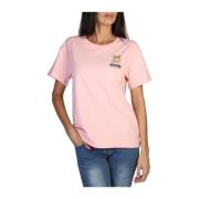 Moschino Vår/Sommar Dam T-shirt Pink, Dam