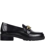 Tommy Hilfiger Svarta Chain Loafers för Kvinnor Black, Dam