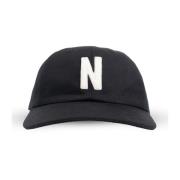 Norse Projects Baseballkeps Black, Herr