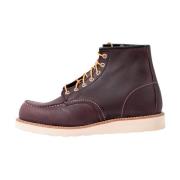 Red Wing Shoes Moc Toe Black Cherry Skor Brown, Herr