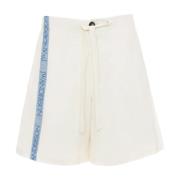 JW Anderson Off White Wide Leg Shorts White, Herr