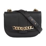 Tommy Hilfiger Svart Luxe Cross Body Väska Black, Dam