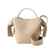 Acne Studios Mini Musubi Crossbody Väska - Beige Läder Beige, Dam