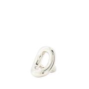 Paco Rabanne Silver Mässing Ring Gray, Dam