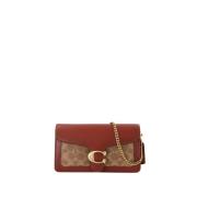 Coach Kedja Clutch Crossbody - Tan Rust Brown, Dam