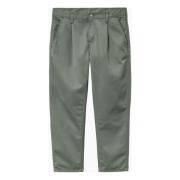 Carhartt Wip Abbot Pant - Smoke Green Rinse Green, Herr