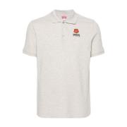 Kenzo Grå Polo T-shirts med Broderad Logotyp Gray, Herr