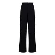 Coperni Straight Trousers Black, Dam