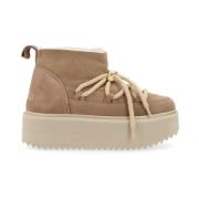 Inuikii Klassiska Sneakers med Platform Beige, Dam