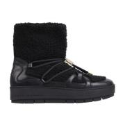 Tommy Hilfiger Svart Teddy Snowboot Black, Dam