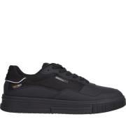 Tommy Hilfiger Svarta Läder Sport Sneakers Black, Herr