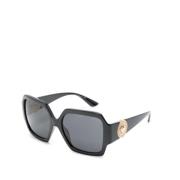 Versace Svarta solglasögon med originaltillbehör Black, Dam