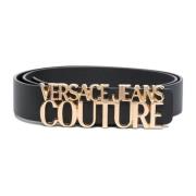 Versace Jeans Couture Snygg Bälte för Män Black, Dam