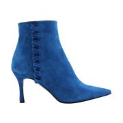 Enzo Di Martino Heeled Boots Blue, Dam