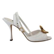 Dolce & Gabbana High Heel Sandals White, Dam