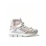 Dolce & Gabbana Logo Slip-On Sorrento Sneakers White, Dam