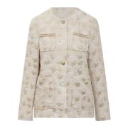 Semicouture Light Jackets Beige, Dam