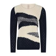 Skovhuus Special Jaquard Pullover Blus Multicolor, Dam