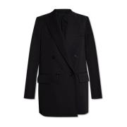 Max Mara ‘Levico’ dubbelknäppt blazer Black, Dam