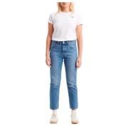 Levi's Cropped Jeans Blue, Dam