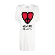 Moschino Stilfull Klänning White, Dam