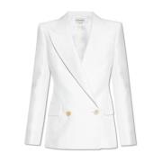 Alexander McQueen Dubbelknäppt blazer White, Dam