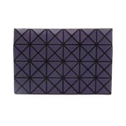 Issey Miyake Lila Geometrisk Panel Plånbok Purple, Herr