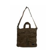 C.p. Company Nylon B Tote Bag Brown, Herr