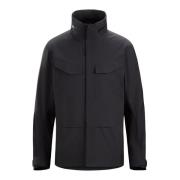 Arc'teryx Minimalistisk Field Jacket med Stormskydd Black, Herr