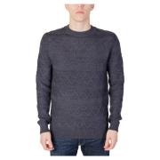 Only & Sons Herr Crew Neck Stickad Tröja Blue, Herr