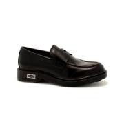 Cult Svarta Läder Herr Moccasins Black, Herr