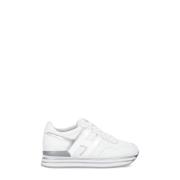 Hogan Metallic Läder Sneakers White, Dam