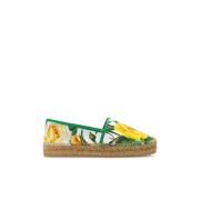 Dolce & Gabbana Espadriller med blommotiv Multicolor, Dam