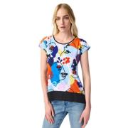 Joseph Ribkoff Ansiktsutskrift Trapeze Topp Multicolor, Dam