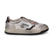 Autry Retro Panel Low-Top Sneakers Multicolor, Dam