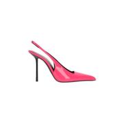 Saint Laurent Fluorescerande rosa slingback med stilettklack Pink, Dam