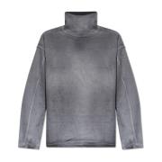 Diesel Reflekterande sweatshirt D-Nlabelcol-S Gray, Herr