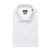 Ermenegildo Zegna Klassisk 'Trofeo' Bomullsskjorta White, Herr