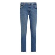 Belstaff Vintage Tapered Jeans Blue, Herr