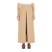 Max Mara Weekend Vida ben bomullbyxor Beige, Dam