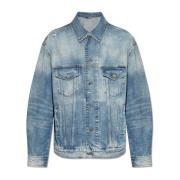 Dolce & Gabbana Sliten jeansjacka Blue, Herr