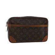 Louis Vuitton Vintage Pre-owned Canvas louis-vuitton-vskor Brown, Dam