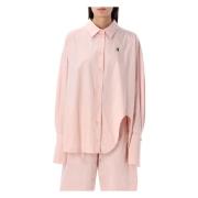 The Attico Rose Ss24 Diana Skjorta Pink, Dam