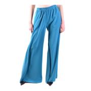 Gianluca Capannolo Wide Trousers Blue, Dam